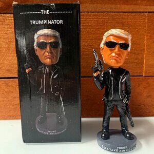 President Donald Trump 3 Inch Statue Display Bobblehead Collectible MAGA NIB